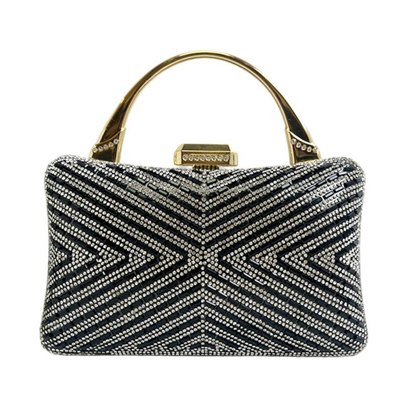 Diamond Handbag Dinner Bag Banquet Clutch Bag Women's Single-shoulder Crossbody Chain Small Bag