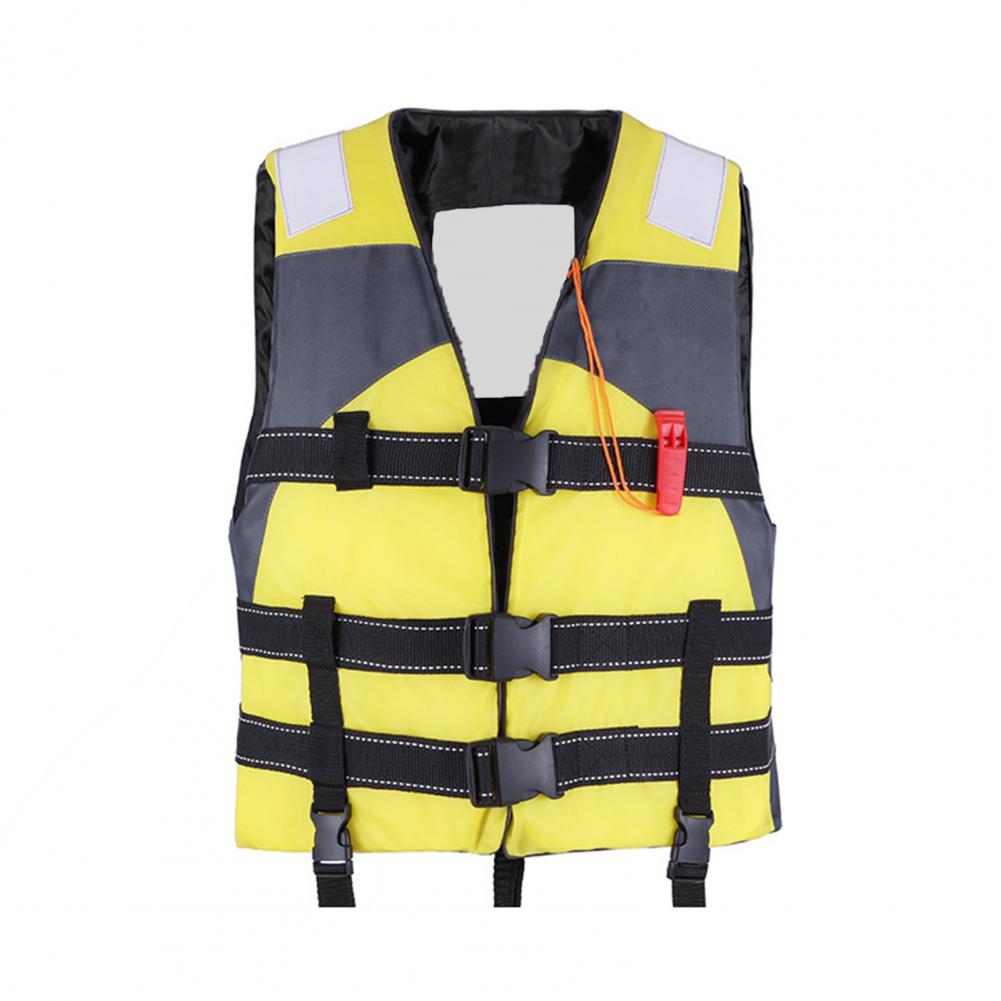 Спасательный жилет с пряжкой спереди, надежная посадка, взрослый спасательный жилет с регулируемыми застежками для водных видов спорта, катания на лодках, безопасность, пятно