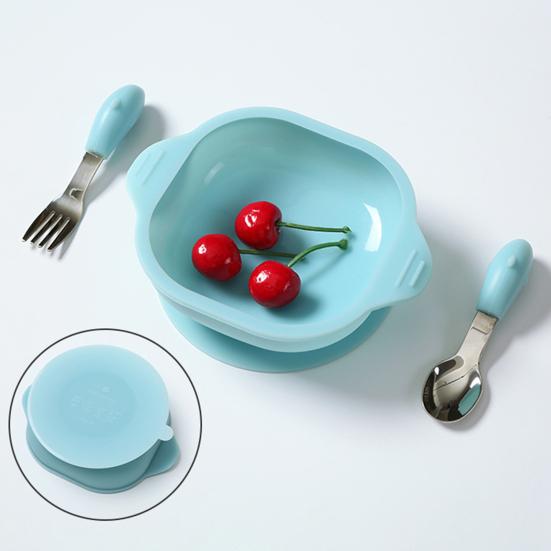 370 мл миска для кормления младенцев, силиконовая детская посуда, пищевая безопасная миска для пищевых добавок для детей