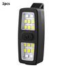 2pcs Clip-On Flashlight Rechargeable Hands-Free Running Light With 7 Modes For Runners Night Running Dog Walking Camping Hiking