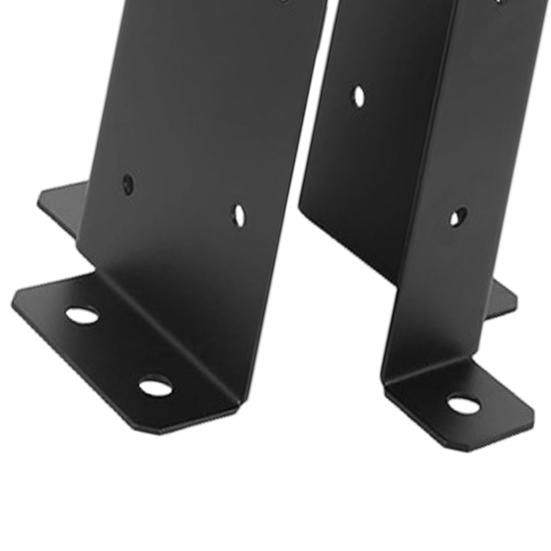 4Pcs Post Brackets Rustproof High Durability Adjustable DIY Heavy Duty Wood Fence Deck
