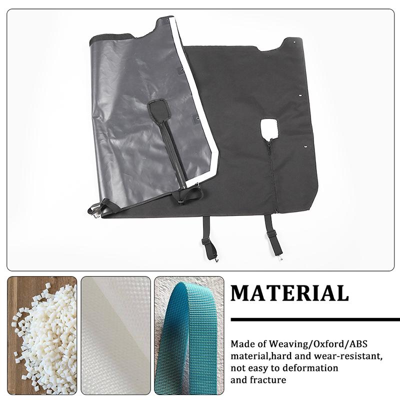 Изолирующая сетка для заднего багажника автомобиля, защитная сетка для Jeep Wrangler JL 2018, 4-дверная версия, внешние аксессуары