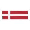 Баннер Флаг - - Дания - 60x180 см - 8 Люверсов - Прочный Полиэстер