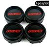 4pcs/lot RAYS Racing Emblem 60MM 65MM Car Wheel Center Hub Caps Badge Accessories for Modification Car Wheel Hub Cover