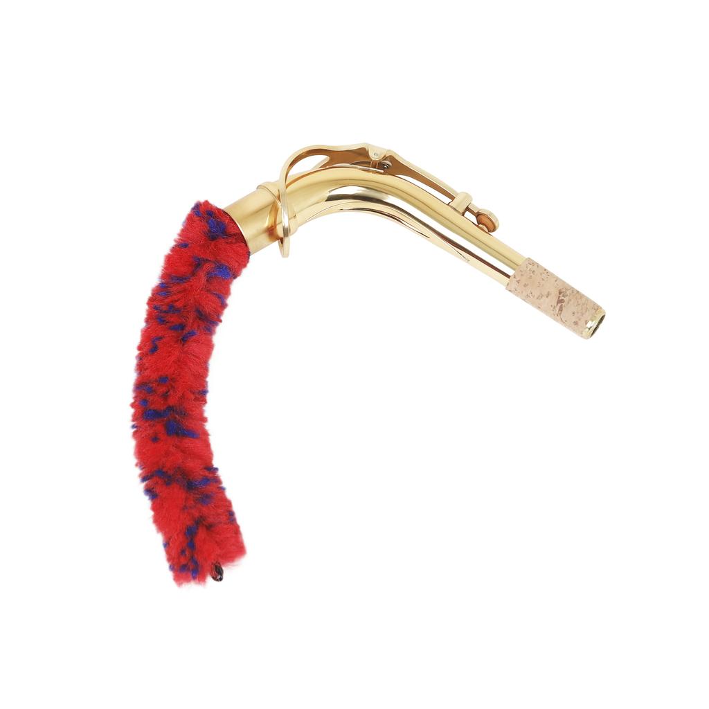 11-дюймовый саксофон изогнутая шейка чистящий стержень саксофон чистящее средство чистящая щетка щетка для пыли для обслуживания внутренней трубки инструмент