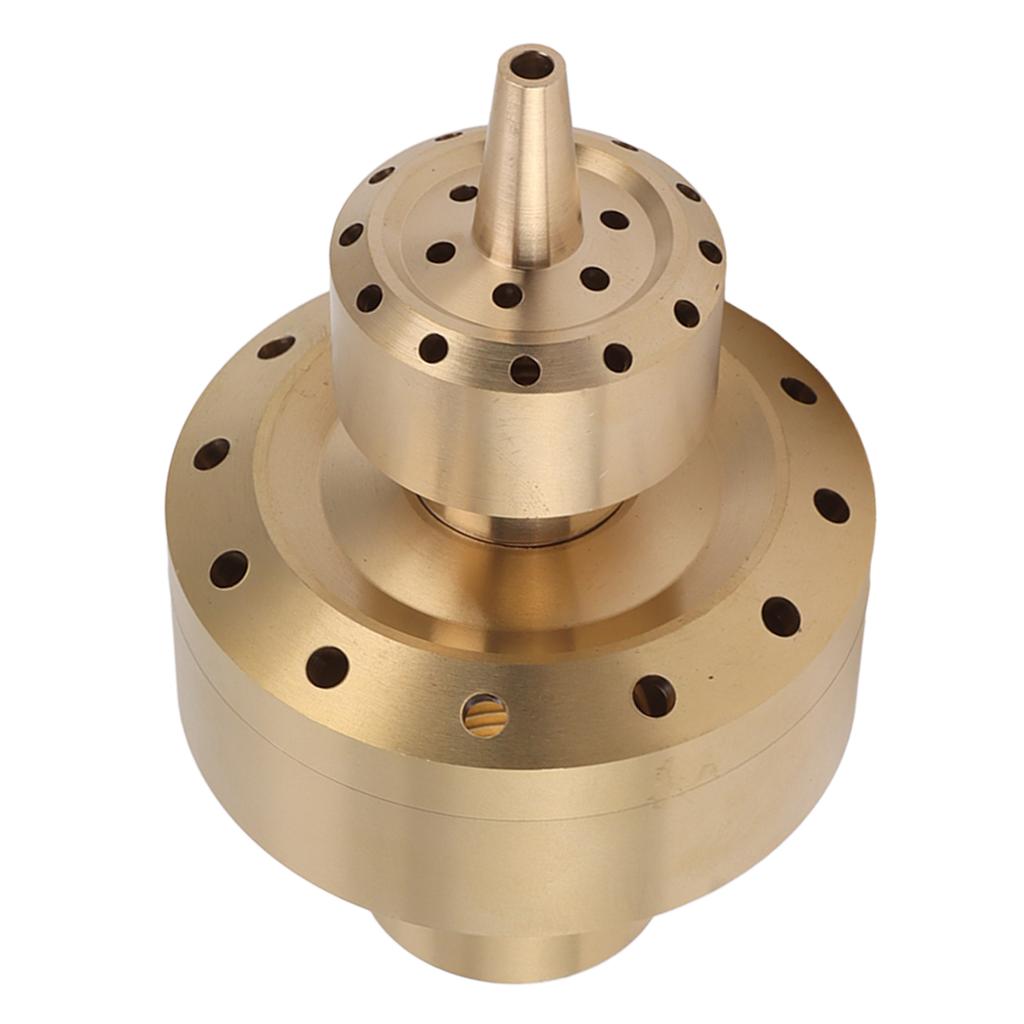 Copper Double Column Fountain Nozzle Music Fountain Landscape Scenery Nozzle Water Fountain Nozzle