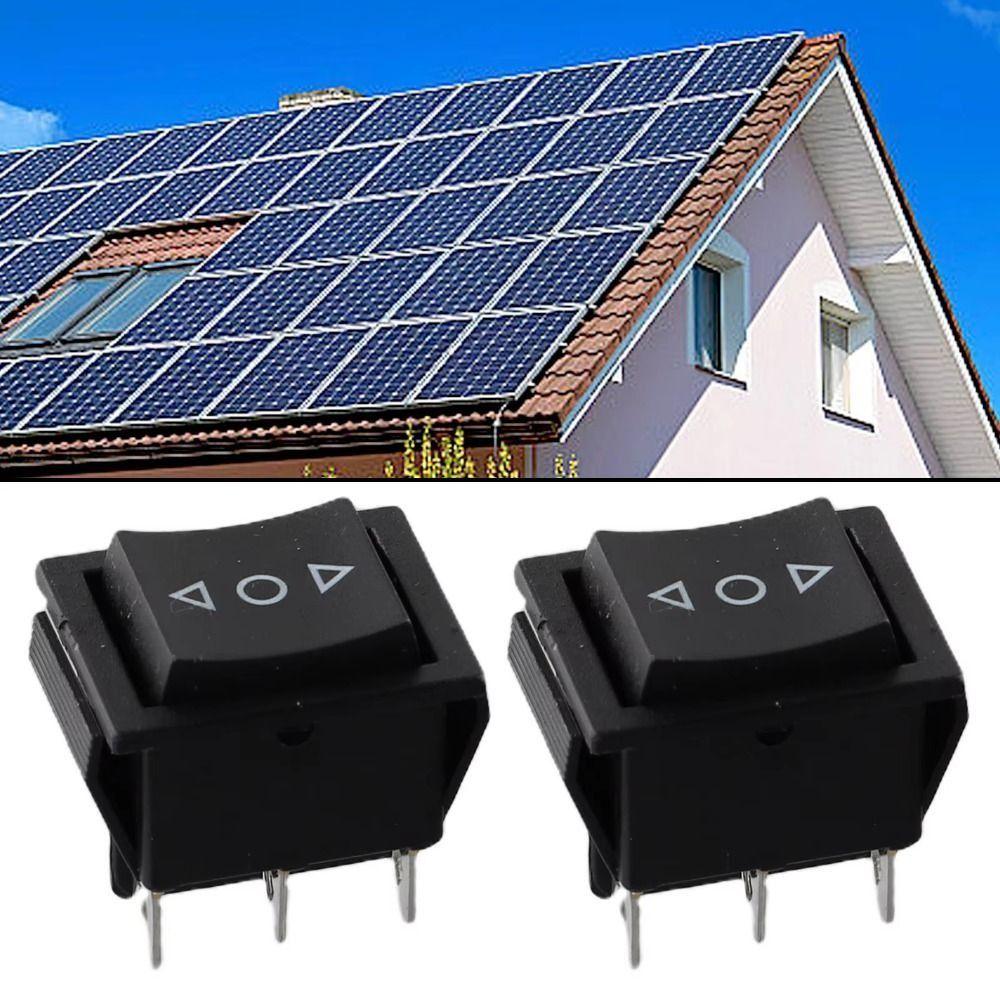 10pcs 6 Pin Terminals Double Reset Switch KCD4 Push Button Switch Electrical Products