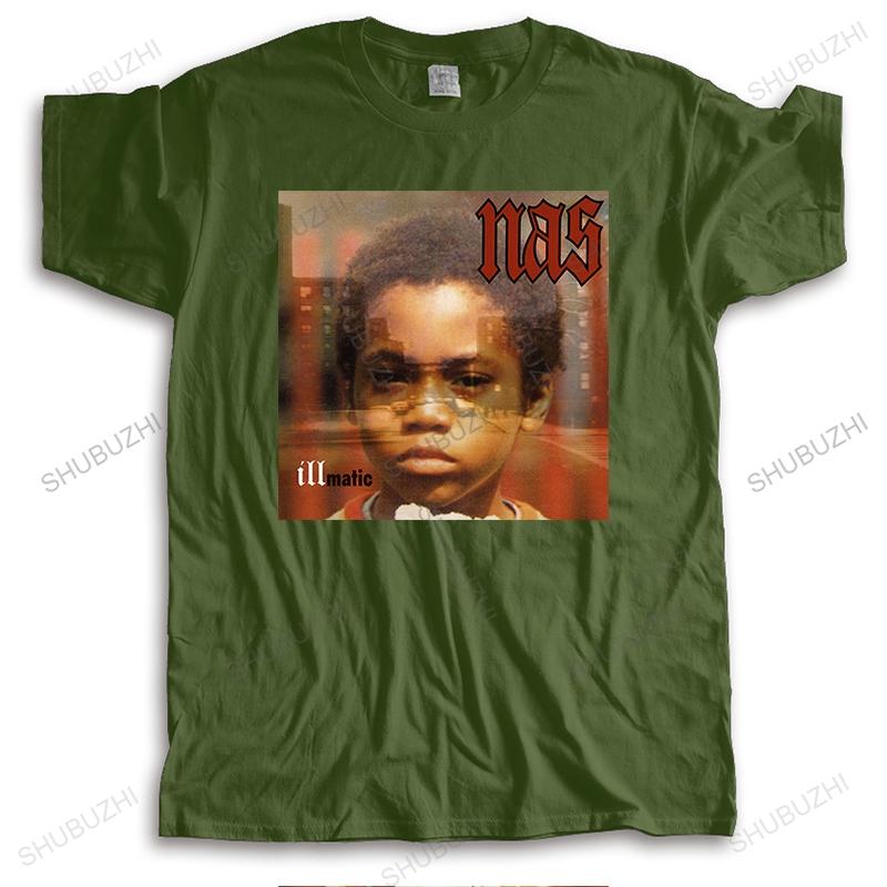 Custom NAS Illmatic Album Cover HipHop Graphic teeShirt Gift for Unisex Women Girls Unisex oneck streetwear summer cool TShirt