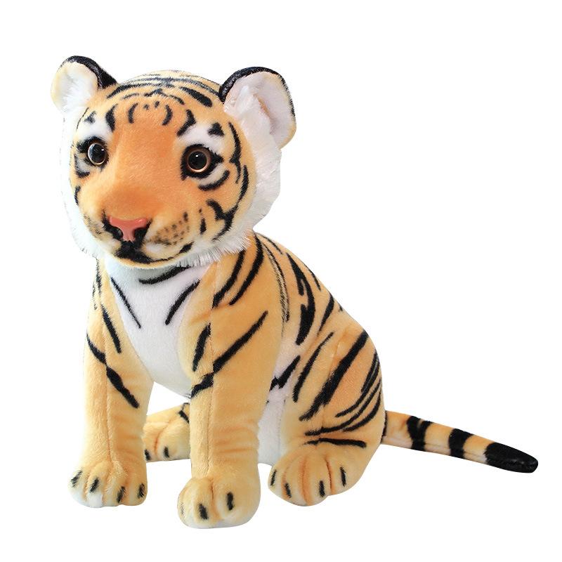Simulation Squatting Dog Shepherd Dog Spotted Dog Doll Plush Toy Tiger Sika Deer Doll Children'S Ragdoll