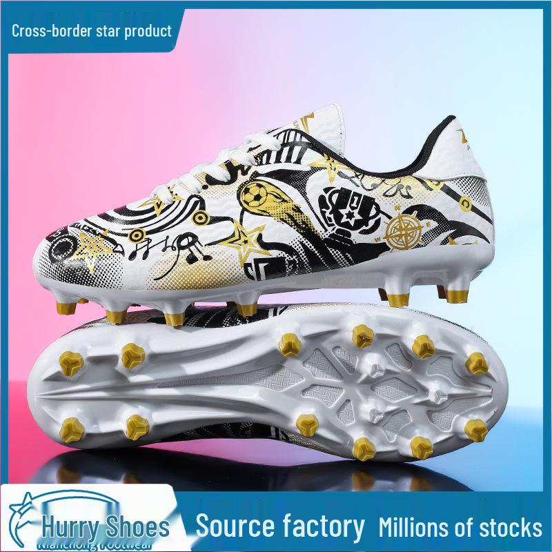 Детские профессиональные футбольные бутсы с длинными шипами для мальчиков и девочек - Средние и большие размеры