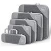 5-6 шт. сжатые упаковочные кубики дорожный набор для хранения с сумкой для обуви сетчатый визуальный органайзер для багажа портативный легкий чемодан сумка