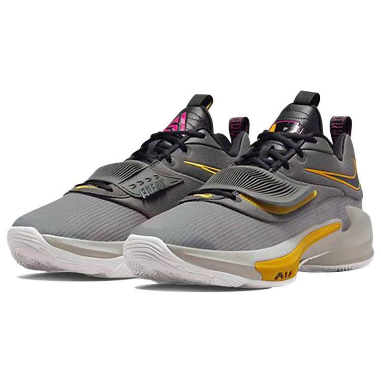 Nike Кроссовки унисекс Zoom Freak 3 EP Low Battery Серый Железно-серый Черный DA0695-006