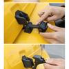 JIDIXIAN A Pair Black Car Engine Hood Latch Catch Lock Cover for Jeep Wrangler TJ 1997-2006 ABS Car Exterior Accessories