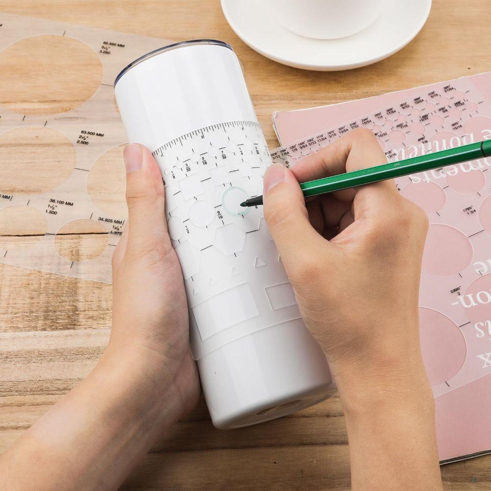 3Pcs DIY Circle Stencils for Drawing Transparent Circle Drawing Tool  Student