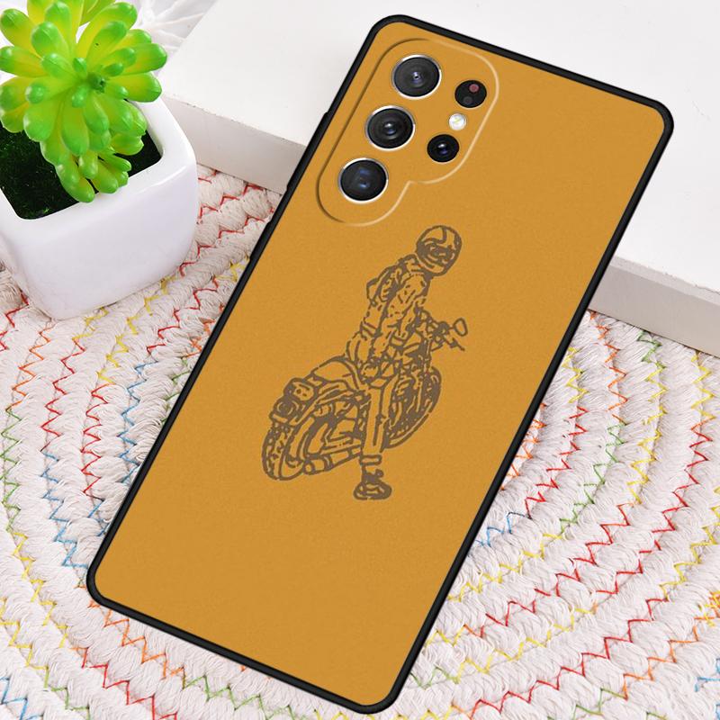 Мультяшный чехол для телефона с мотоциклом для Samsung Galaxy note 10 pro S26 Ultra S23 S24 FE S25 S21 S22 PLUS ударопрочный чехол