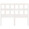 VidaXL Headboard White 145.5x4x100 Cm Solid Pine Wood 818921