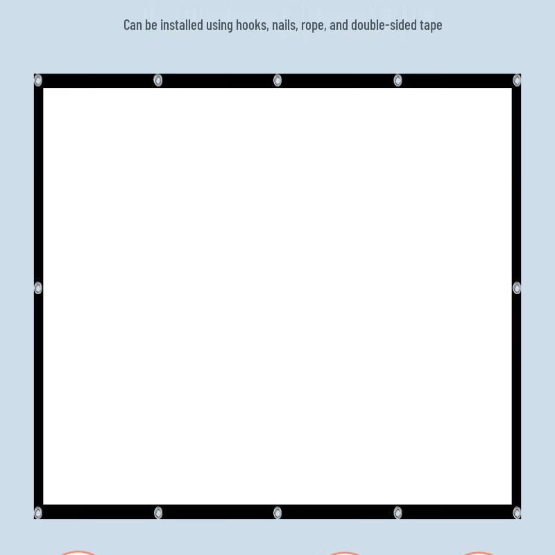 Portable Folding Projector Soft Screen