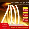 220V Waterproof Self-Adhesive COB LED Strip for Outdoor and Indoor Ceiling Projects