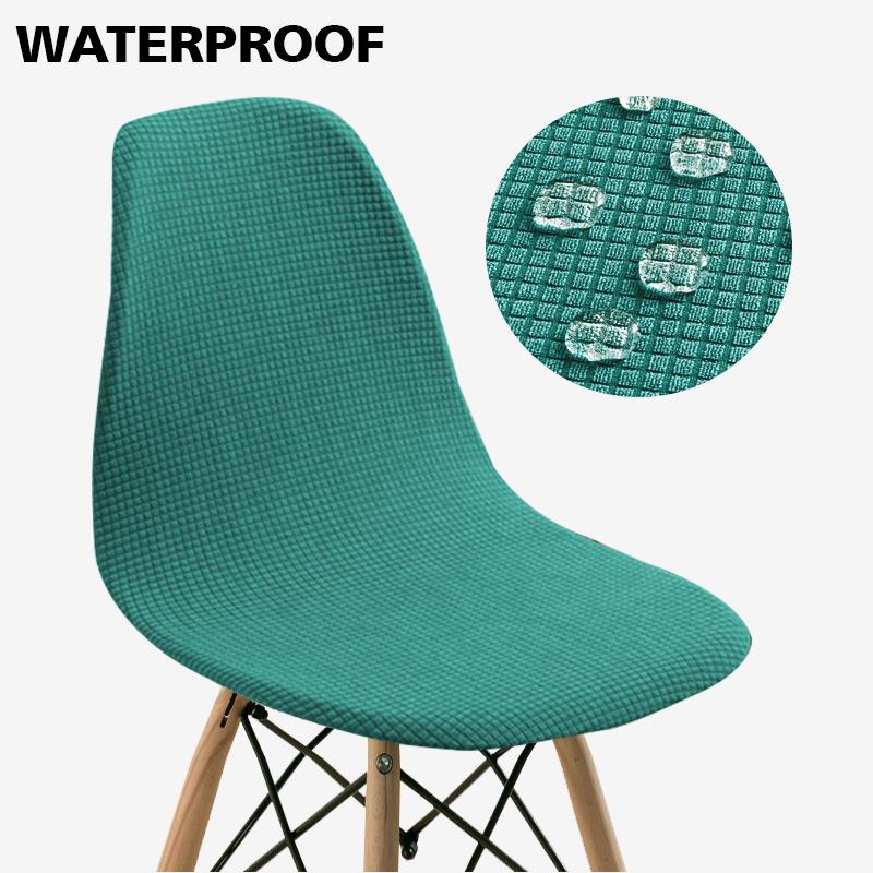 Водонепроницаемый чехол для стула, эластичный однотонный чехол для стула, для бара, отеля, дома, гостиной, съемный защитный чехол для мебели