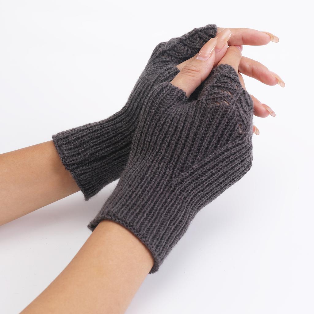 Botvotee Рукава для женщин Гетры Бесплатная доставка Y2k Аксессуары Бордовый Вязаный Зимний Без пальцев Модный Нарукавник