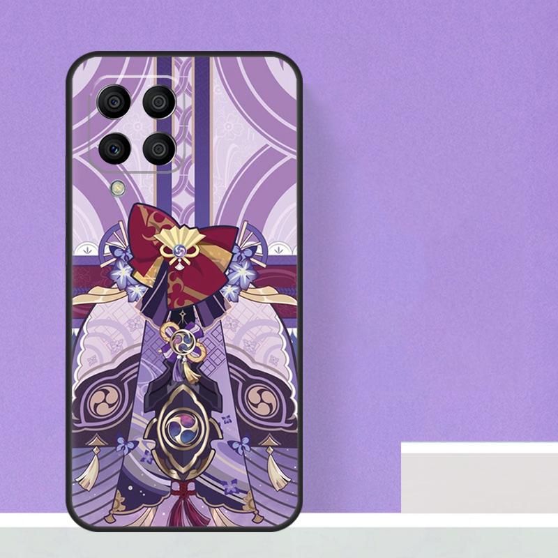 Genshin Impact Raiden Shogun для Samsung Galaxy M21 M51 M12 M32 M52 M13 M23 M33 M53 M34 M54 M30s M31s M15 M55 M20 чехол