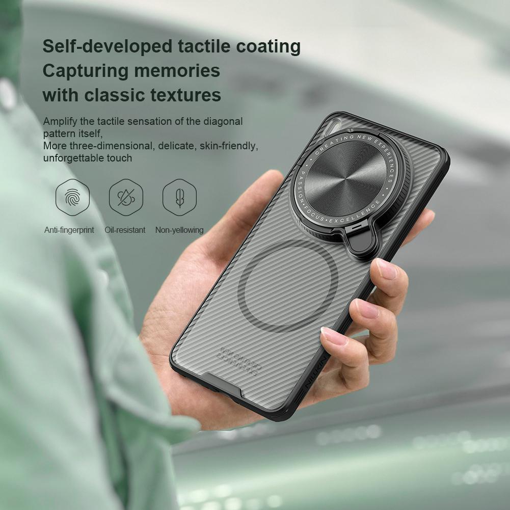 For Vivo X200 Ultra Phone Case Nillkin CamShield Prop Magnetic Clear Version Hard PC+TPU Shell Shockproof Back Cover