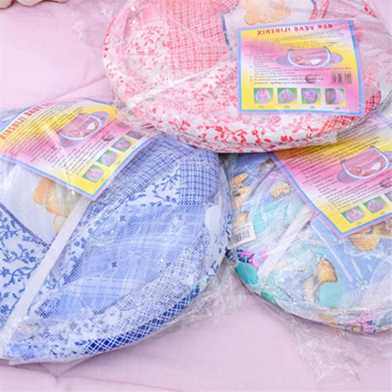 0-12 Months Baby Bed Portable Foldable Crib with Netting Newborn Sleep Travel Mosquito Net Ding