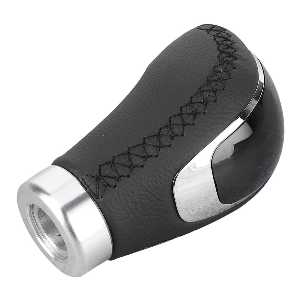 Universal Car Gear Shift Knob Stick Head Shifter Lever Handball Leather Universal for CarBlack