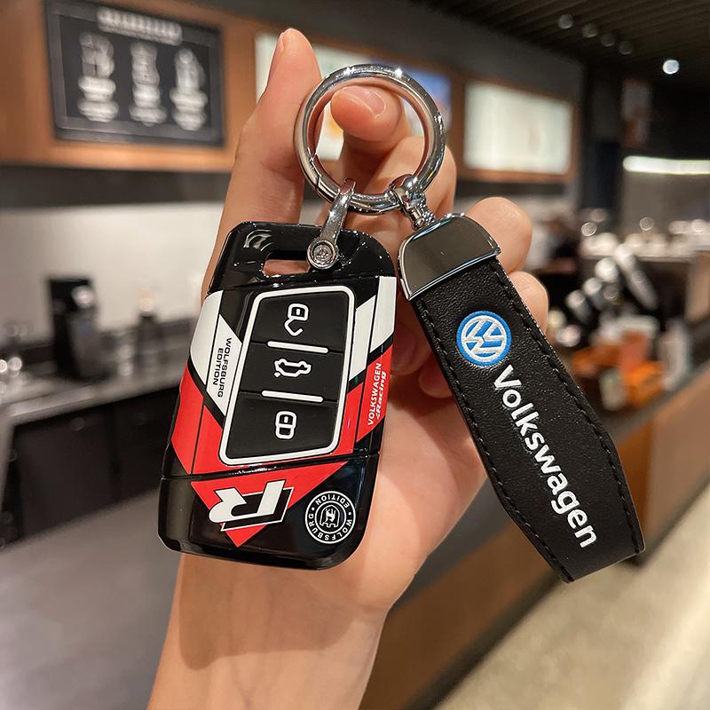 Чехол-брелок для ключа автомобиля в стиле VOLKSWAGEN VW Для VW Volkseagen Passat B8 Magotan Для Skoda Superb A7 Kodiaq Seat