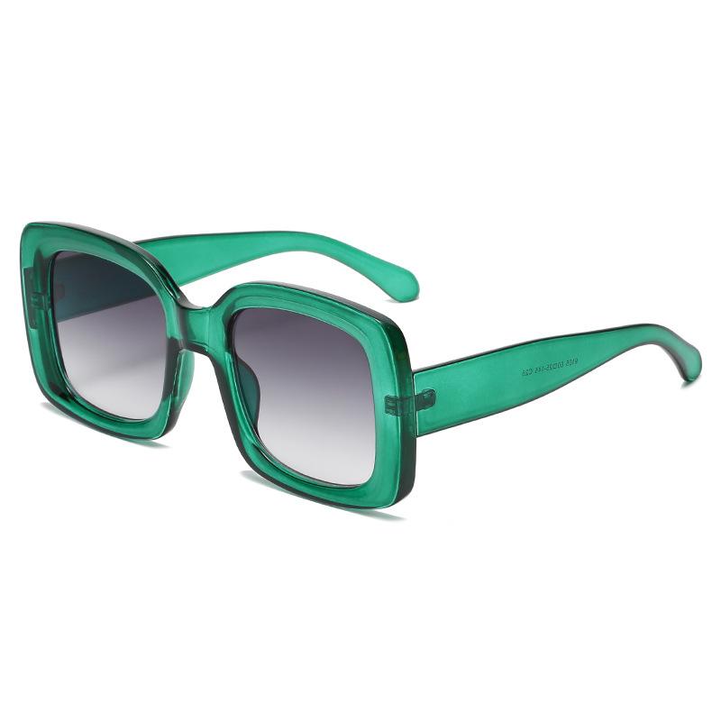 New Oversized Square Sunglasses Vintage Designer Women Fashion Sun Glasses Green Pink Shades Uv400 Luxury Brand Female