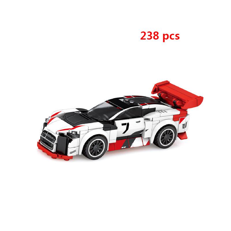 City Vehicles Speed Sports Racing Technical Car Model Building Blocks Super Racers Figures Moc Construction Toys