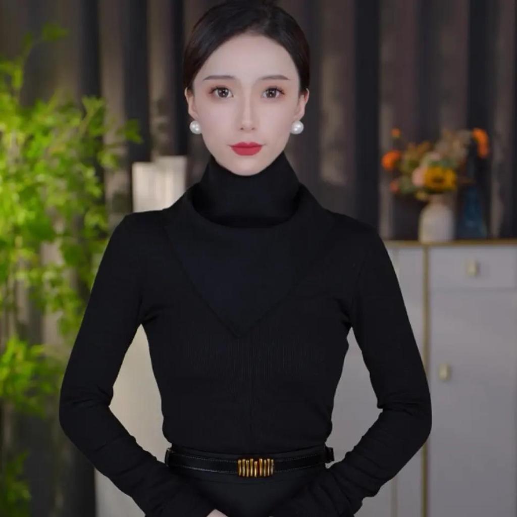 2025 Women's Versatile Silk Triangle Scarf: Warm Double-Sided Snood & Neck Warmer for Autumn/Winter