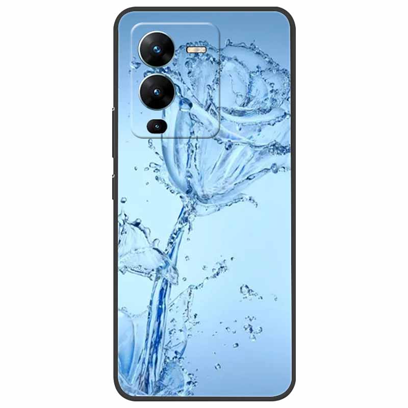 Для vivo V25 Pro Чехол V2158 Мягкий Силиконовый ТПУ Чехол для телефона Для vivo V25 Pro 5G Чехол Ударопрочный Capa V 25 Pro V25Pro Coque Крутой