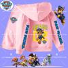 Children's zipper-style hooded sweatshirt - PAW Patrol boys' sports shirt - girls' casual top - spring/autumn coat - casual top