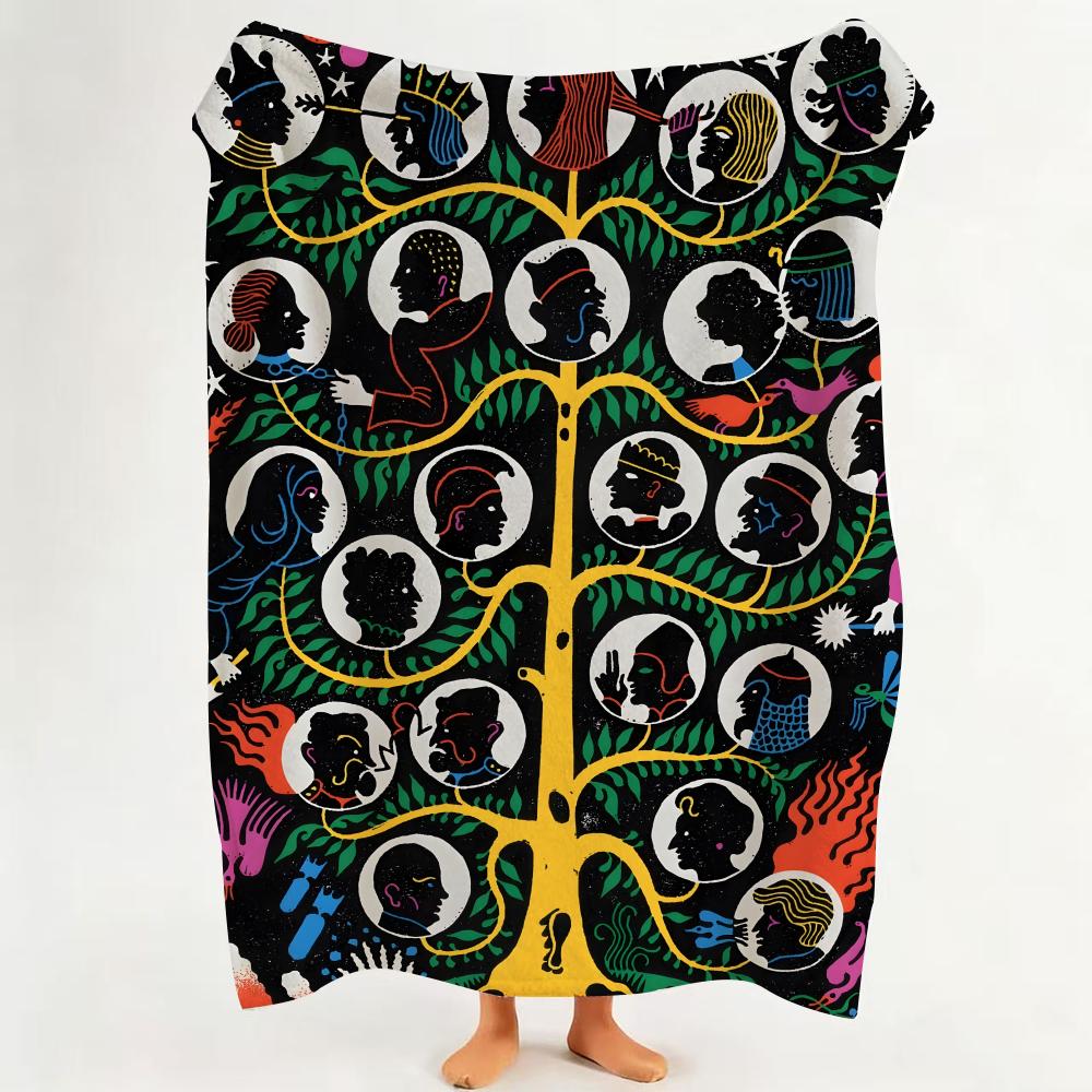 Illustrator S Sophy Hollington Throw Flannel Throw Blanket Suitable for Sofa Living Room Bedroom