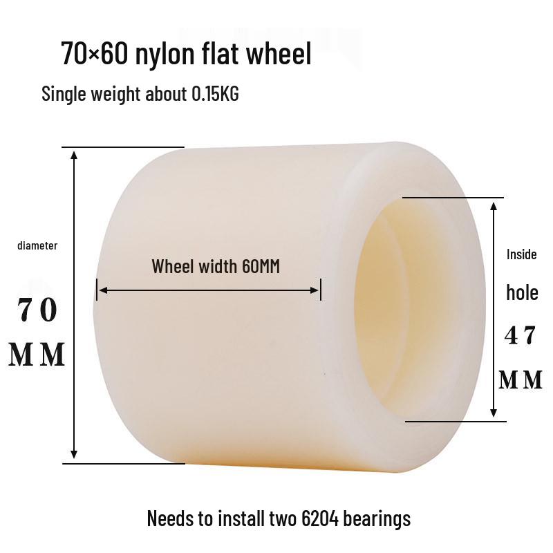 Hydraulic Pallet Truck Nylon Wheels & Iron Core PU Forklift Accessories