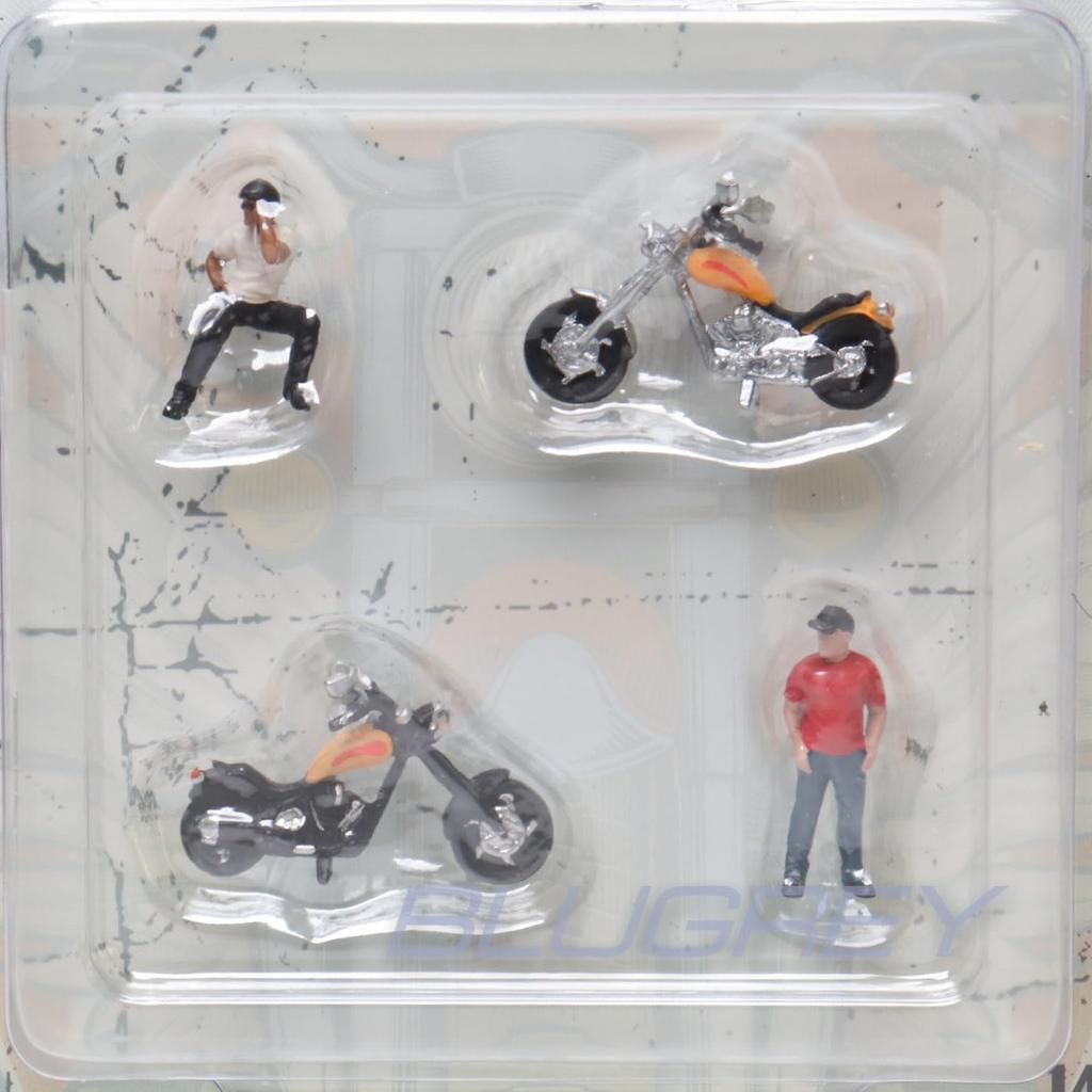 AMERICAN DIORAMA Масштабная фигурка Motomania 7 Чоппер Американская Диорамная Фигурка Motomania 7 Фигурка Мотоцикла 1/64