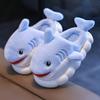 Warm Children's Shoes Suitable for Cute Shark Designs for Boys and Girls, Creative Autumn and Winter Indoor Slippers