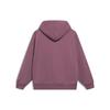 Lining Sports Trend Series Solid Color Logo Hooded Long Sleeve Sweatshirt Men Tops Vintage-Rose AWDT069-8
