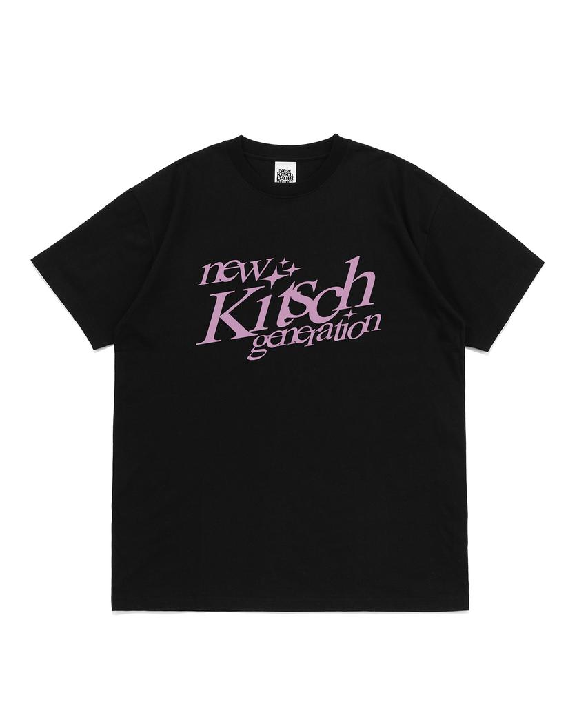 NEWKITSCH Новая фирменная футболка с коротким рукавом (черный)