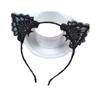 Party Lace Masquerade Cosplay Headwear Fancy Dress Hairband Cat Ear Headband Hair Accessories