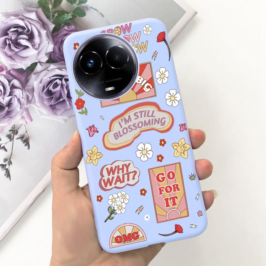 Ударопрочный Чехол Для Realme 11 5G / Realme 11X Чехол На Телефон Модный Девушки Мягкий Силикон Funda Для Realme11 11 X 2023 RMX3785 Coque