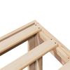 Solid Wood Bed Frame without Mattress 90 x 200 cm Pine Wood