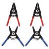 4pcs Mini Snap Ring Plier Set Universal Metal Spring Loaded Durable for Internal External Circlip