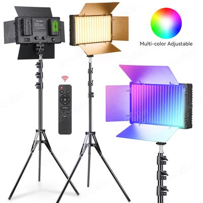 RGB Фото Видео Светодиодная панель заполняющего света для фотостудии Комплект ламп для записи видео Съемка Youtube Tiktok Прямая трансляция Лампа