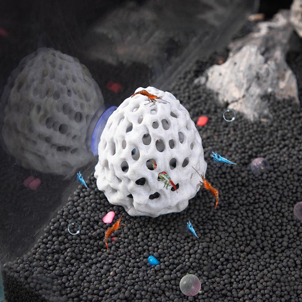 Укрытие для аквариумных рыб Присоска Пещера Укрытие Дом для Маленьких Рыбок и Креветок Среды обитания Украшение Аксессуар для Аквариумов