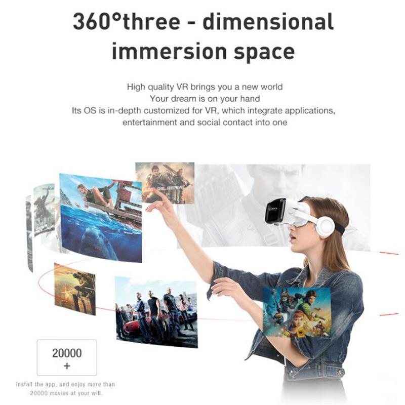 3D-очки VR, Наголовные для смартфонов, Линзы с защитой от синего света, Иммерсивные видеоигры