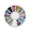 12 In 1 Small Disc Nail Drill Mixing Flat Rhinestones for Nail Art Decorations