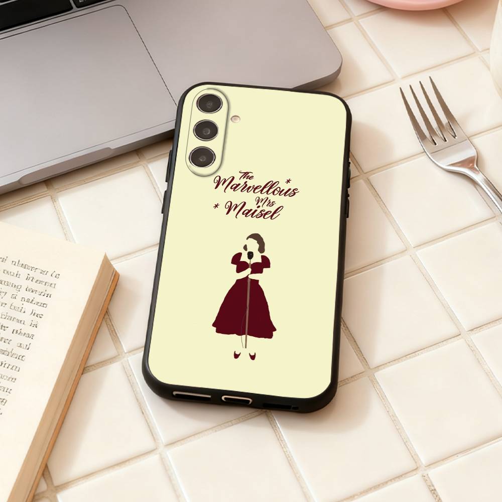 М-Чудесная миссис. Чехол Maisel для Samsung Galaxy A73, A72, A71, A70, A53, A52, A51, Другие, Мягкий черный корпус