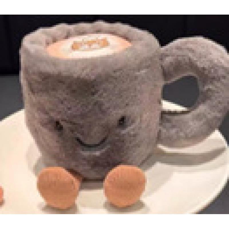 Плюшевая игрушка в стиле Jellycat: Кукла-топпер "Кролик и Медведь с тремя бирками" - Идеальный подарок на день рождения для девочек